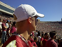 Crowded student section at Doak Campbell Stadium