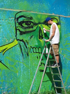Wall Street financial district with stock exchange building