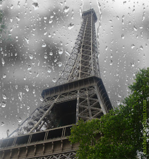 Soft rain falling gently in a quiet night setting