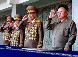 Stormy waves and political symbols illustrating turmoil