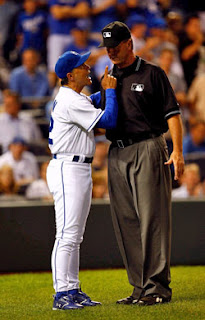 Ichabod Crane at third base during a Yankees game